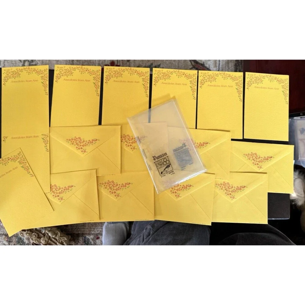 Vintage Patrician Name Notes 1968 “Anecdotes From ” 8 Greeting Cards W/Envelopes